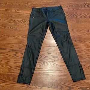 Free people vegan leather pants size 2